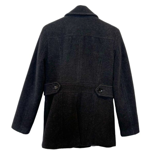 Vintage Calvin Klein Wool Blend Pea Coat Size 4 - Picture 2 of 9